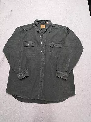 Moose Creek Men’s Heavy Flannel Button Up Shirt  100% Cotton XL • $29.99