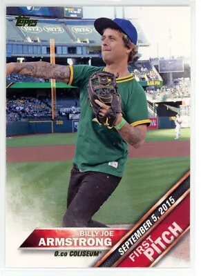 2016 Topps Baseball Series 2 Billy Joe Armstrong First Pitch #FP-4 • $10