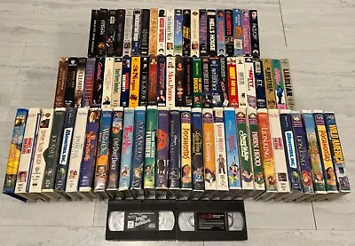 Vhs Lot Drop Down Menu All Genres Rare And Vintage • $3