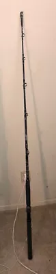 Coastal Fishing 50lb Straight Roller Rod Pole Black NEW ATLANTA • $40