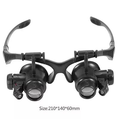 Professional Head Loupe Head Wearing Magnifying Lens Headband Magnifying Glasses • $14.28