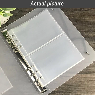 £6.91 • Buy 10Pcs Photo Album Clear Binder Refill Card Storage Notebook School Stationery