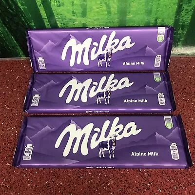 3 X LARGE 270g MILKA ALPINE MILK FRESH DATE 12.09.24  FREE P+P 100% Alpine Milk • £14.99