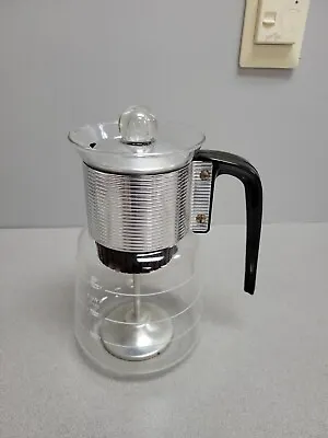 Vintage CORY DGPL-4 8 Cup Stove Top Glass Percolator Coffee Pot • $24.95