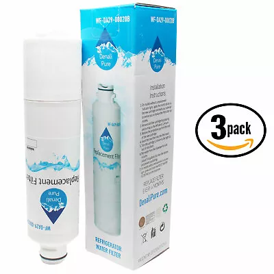 3X Refrigerator Water Filter For Samsung RS265TDRS/XAA 02 • $28.99