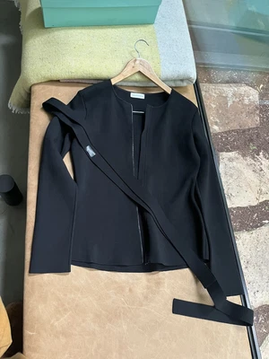 $250 • Buy Scanlan Theodore Crepe Knit Jacket Sz Medium