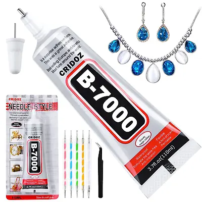 $16.78 • Buy B7000 Jewelry Glue Clear For Rhinestone,  3.7 Fl Oz Craft Adhesive Glue With Pre
