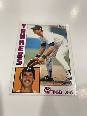 Don Mattingly 1984 Topps #8 Rookie Card New York Yankees • $12