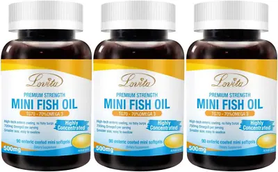 Lovita Mini Fish Oil 500Mg High Concentrated Omega 3 Easy To Swallow For Women • $265.73