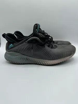 Adidas AlphaBounce Runnin Shoes Mens 8.5 Gray Lace Sneakers Animal Print B54188 • $7.49