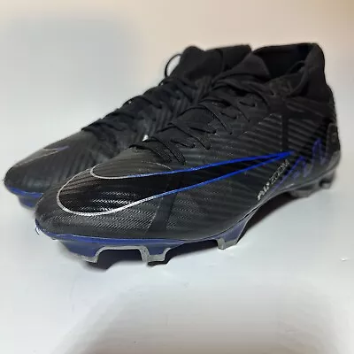 Nike Zoom Superfly 9 ELITE  FG Mercurial Black Soccer Cleats Sz 10 • $89.97