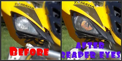 YAMAHA RAPTOR REAPER Head Light Covers ALL YEARS Set Of 2 MUST SEE ! MUST HAVE • £13.01