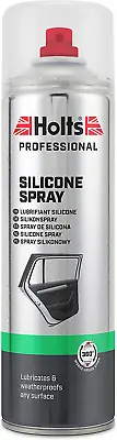 £6.59 • Buy Holts Professional Silicone Spray Protects Rubber Lubricates PVC Metal 500ml UK