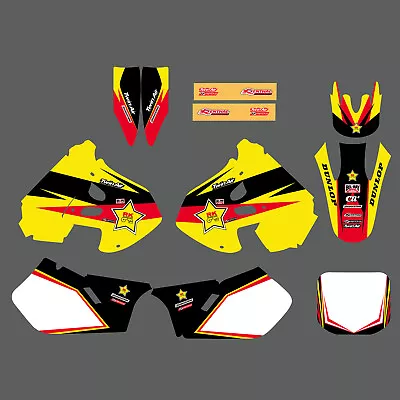 Team Graphics Backgrounds Decals Kit For Suzuki RM125/250 RM125 RM250 1999-2000 • $52.99