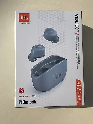 JBL JBLV100TWSBLUAM Vibe 100TWS True Wireless Earbuds - Blue • $42.85