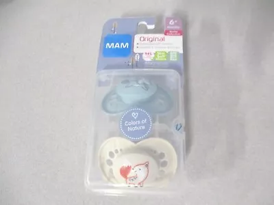 MAM Original Matte Baby Pacifiers With Sterilizer Case For Ages 6-16 Months  • $10.95