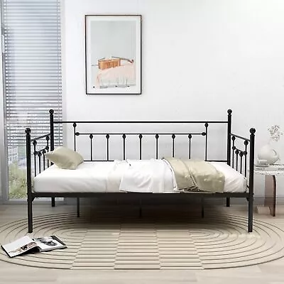 Metal Daybed Guest Bed Frame Space-saving Design No Box Spring Needed No Noise • $122.01
