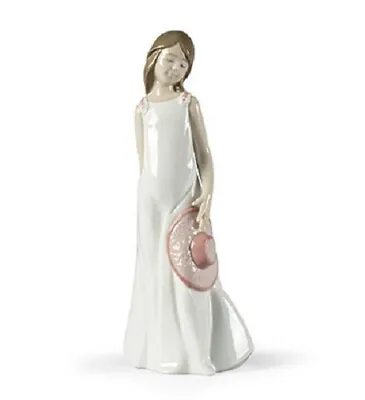 Nao By Lladro  Porcelain Figurine Thinking Of You 02001922 Was £95 Now £85.50 • £85.50