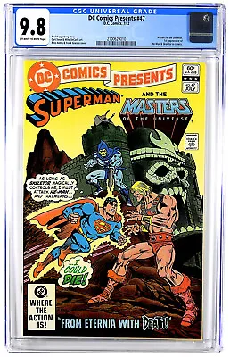 DC Comics Presents 47 CGC 9.8 1982 1st Appearance He-Man Masters Of The Universe • $2999.95