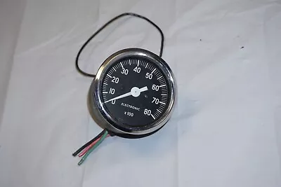 Vintage Veglia Borletti Electronic Tachometer (Italy) - 8000 RPM 12V 68.3503 • $49.95