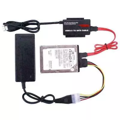 £10.49 • Buy USB 3.0 To 2.5  3.5” IDE SATA Hard Drive HDD Reader New Docking Y8C4
