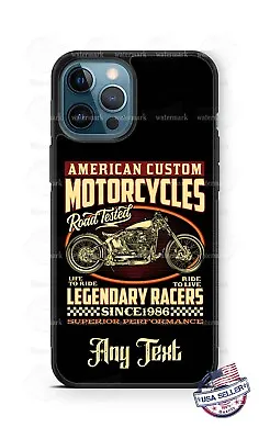 American Custom Motorcycle Legendary Racer Phone Case For IPhone Samsung Google • $15.98