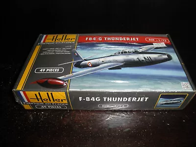 1/72 F-84-G THUNDERJET French Fighter Jet By Heller SEALED • $9.99