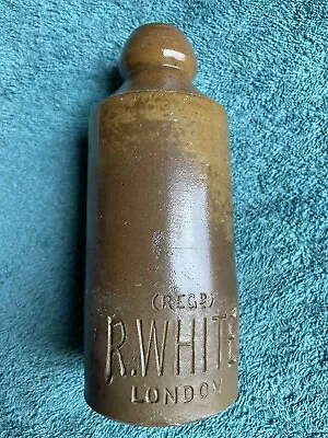 Stoneware Bottle. ‘r. White’ (reg D.) London. • £7.50