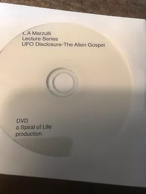 UFO Disclosure The Alien Gospel (DVD) L.A. Marzulli Lecture Series NEW • $14.95