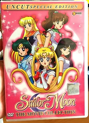 $18.99 • Buy Sailor Moon 3 Movie Collection Box (R S Super S) ~ English & Uncut Version ~
