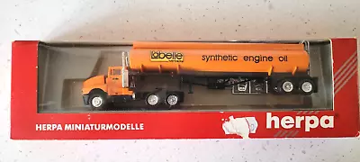 Herpa Miniaturm Modelle Labelle Synthetic Engine Oil Trailer • $15.99