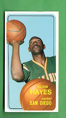 1970 Topps Basketball #70 Elvin Hayes Hall Of Fame San Diego - Ex+ • $9.50