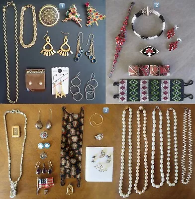 40pc VINTAGE/MODERN LOT  -$2per  Trifari Monet Avon Macys Swarovski Parco Elgin • $67