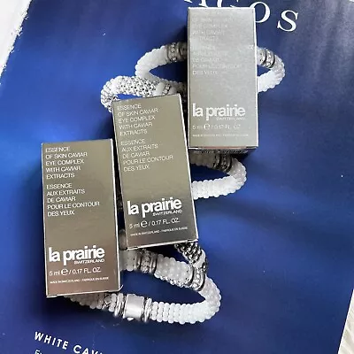 3xLa Prairie Essence Of Skin Caviar 0.5oz. Eye Complex =15ml ( New=fullsize ) • $56.99