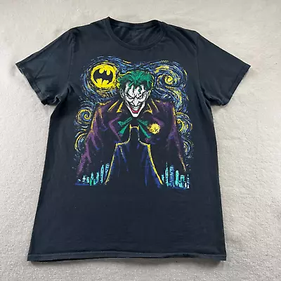 Batman T-Shirt Mens Size Medium Van Gogh Starry Night Joker DC Comics Graphic • $12.88