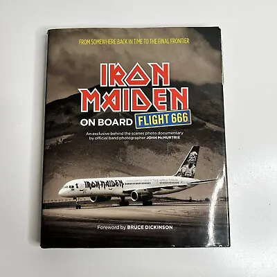 On Board Flight 666 By Iron Maiden John McMurtrie (Hardcover 2011) • $38