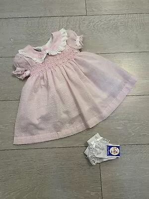 Beau Kid Spanish Baby Girls Pink Dress Age 9-12 Months • £7