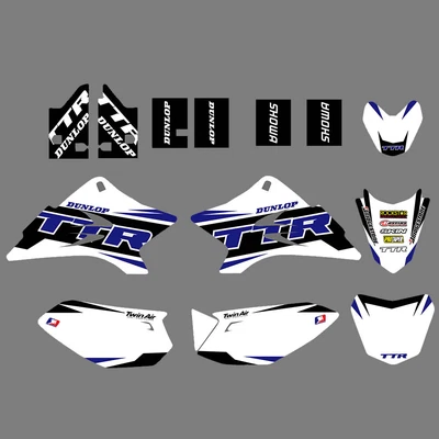 $34.19 • Buy Graphics Decals Stickers Kit For Yamaha TTR50 2006 2007 08 09 10 2011 2012 2013