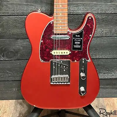 Fender Player Plus Nashville Telecaster MIM Electric Guitar Aged Candy Apple Red • $929