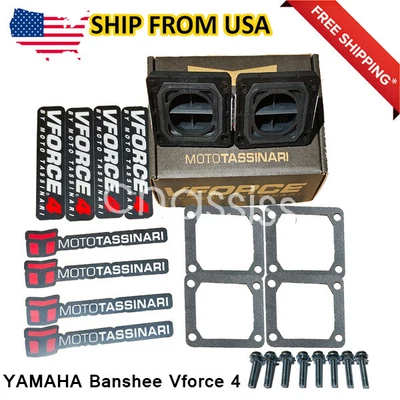 $89.99 • Buy NEW Yamaha Banshee VForce 4 Reeds Reed Valves YFZ350 RZ350 VFORCE4 FREE KOOZIE