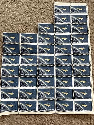 1961 Circa 4 Cent Project Mercury 42 Stamps Scott #1193 • $20