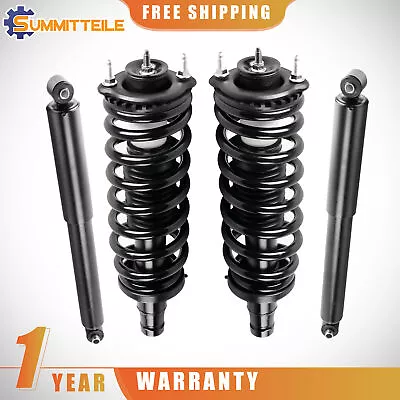 4pcs Front+Rear Struts Shocks Assembly For Chevy Trailblazer GMC Envoy Saab 9-7X • $133.79