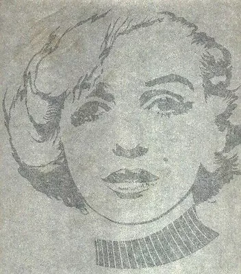 MARILYN MONROE Full Size Iron On Tee Shirt Transfer Vintage 70s Item NOS • $10