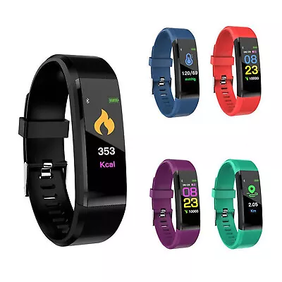 View Details Smart Watch Fit-Bit Sport Activity Fitness Tracker Kid Wristband Heart Rate • 6.49£