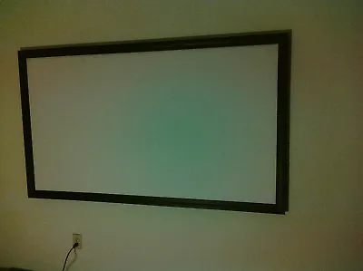 63 X37  Movie Projector Projection Screen Material BARE Commercial Grade Fabric! • $31.58