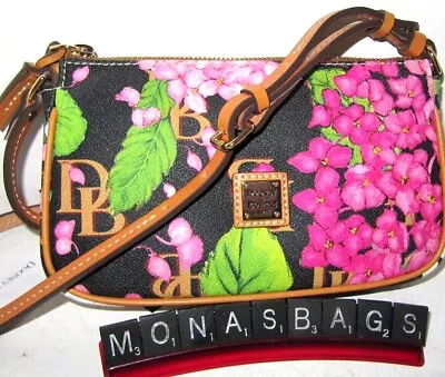 Dooney & Bourke New Hydrangea Floral Monogram Lexi Crossbody Shoulder Bag NWT • $105.99