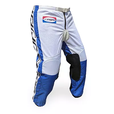 Vintage Style A1 Motocross Pants Blue MX Enduro Trials Motorcycle Reign VMX • $149.95