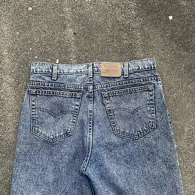 VINTAGE Levis 540 Jeans Mens 36x30 Acid Stone Wash Blue Denim USA Made 90s Y2K • $30