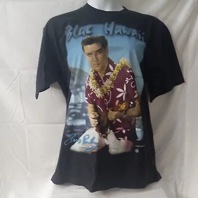 NEW RARE VINTAGE DEADSTOCK Elvis Presley Blue Hawaii T-Shirt XL 1996 USA Made • $48