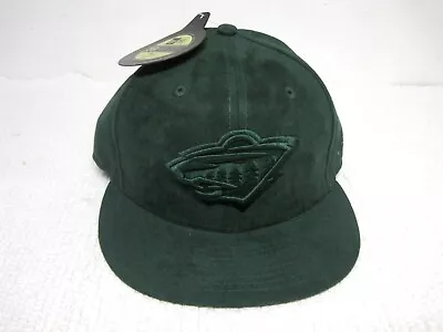 New Minnesota Wild NEW ERA 59 Fifty Spring Suede NHL Authentic Hat Size 7 1/4 • $39.99